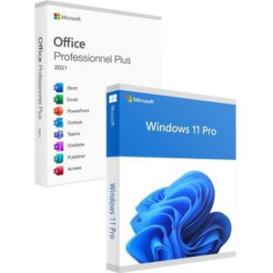 BUREAUTIQUE À TÉLÉCHARGER SUPER Pack Windows 11 Pro + Office 2021 Pro à télé