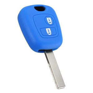 Clé Pliante Cover Housse Blanc pour Peugeot 208 301 308 408 508 3008 2008 5008