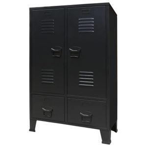 Kit Closet Stylo Meuble Metallique Avec 5 Etageres 10001 Achat
