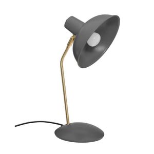 LAMPE A POSER Lampe à poser coloris Gris en fer - béton - D. 21 