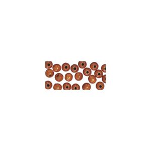 ARBRE - BUISSON Perles en bois FSC 100%, polies, 16mm , brun moyen, sct.-LS 15 pces