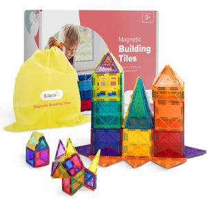 ASSEMBLAGE CONSTRUCTION Jeu De Construction Magnétique - 53 Pièces I Jeux Magnétiques Pour Enfant I Cadeau Garçons Et Filles I Jouets Éducatifs Créat[J2805]