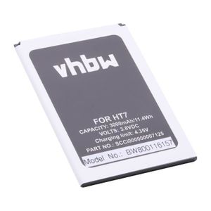 Batterie téléphone vhbw Li-Ion batterie 3000mAh (3.8V) pour téléphone
