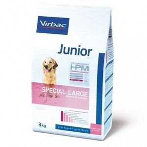 CROQUETTES Virbac Veterinary hpm Chien Junior (8 à18mois) Special Large (+25kg) Moderate Calorie Croquettes 3kg