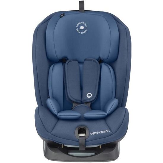 BEBE CONFORT Siège auto Titan, Groupe 1/2/3, de 9 mois à 12 ans, évolutif et inclinable, ISOFIX,  Basic Blue