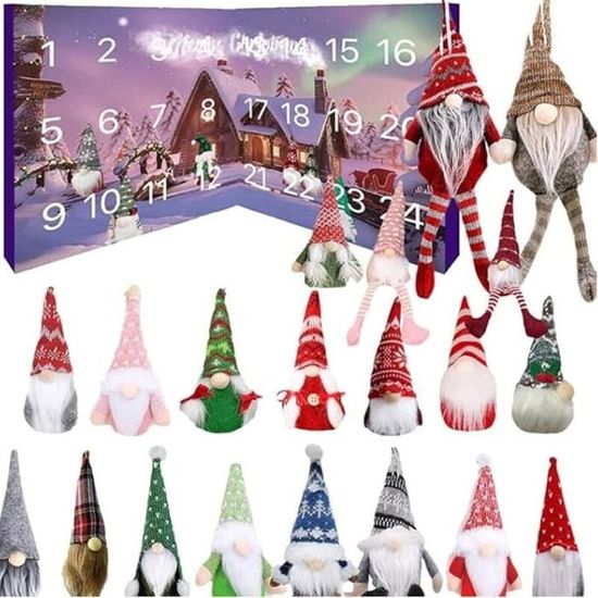 Calendrier de l'Avent de Noël 2025, compte à rebours de 24 jours jusqu'à Noël
