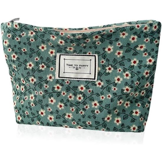 Trousse de maquillage, trousse de toilette de voyage, à motif de cactu