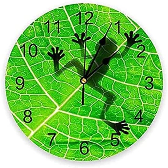 Horloge Murale Karlsson Sucinto Dome Square - Vert - 35x35x35 Cm - Design Carré Avec Dôme En Verre - Pour Salon Ou Bureau