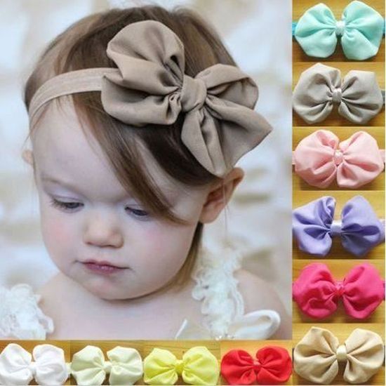 Bandeau Bebe Serre Tete Fille Coloris Ecru Cheveux Bebe 0 10 Ans Cdiscount Au Quotidien