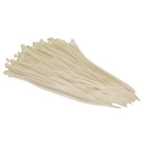 100 Fascette Serracavi In Nylon – 7,8 X 400 Mm – Colore Nero – Resistenza Ai Raggi UV – Per Uso Esterno E Interno