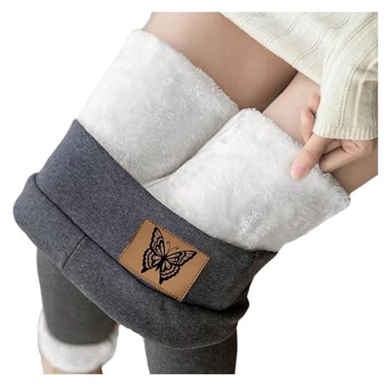 Legging Thermique Fille Doublure Polaire - Collant D'Hiver Chaud Pour Activités Extérieures