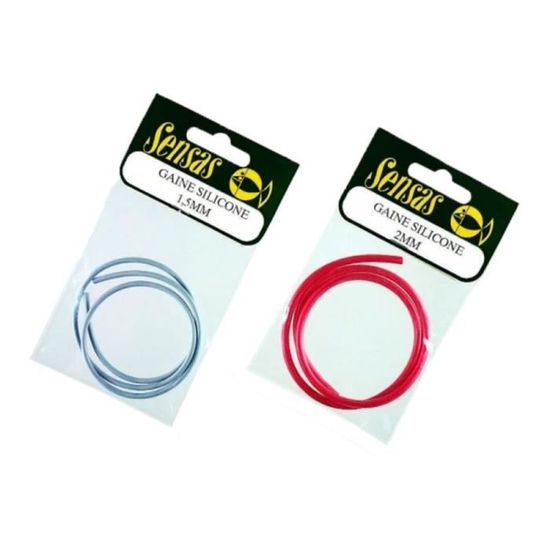 Lot De 4 Tubes En Silicone Pour Pêche à La Carpe - Diamètre 0,8 Mm, Longueur Totale 1,5 M - Protection Hameçon Et Montage