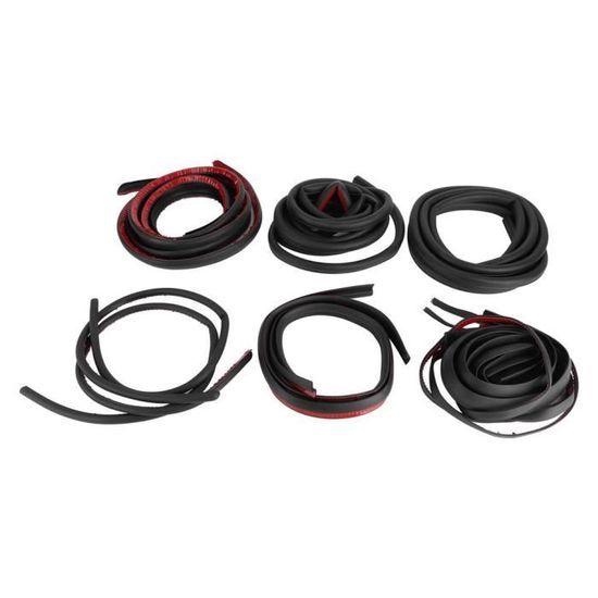 Protections De Bord De Portière Voiture 16FT | En TPO Souple, Noire, Invisible | Pour Tesla, VW, BMW Et Plus