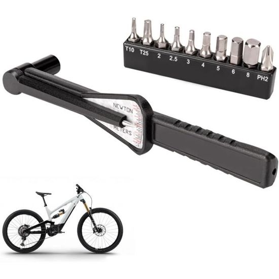 Clé à Rayons De Vélo 6 Voies - Outil De Réparation Pour Serrer/resserrer Les Rayons De Roue