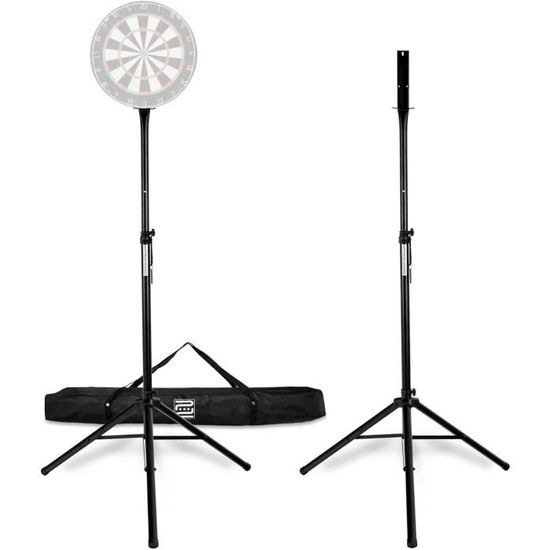 Support Pour Cible De Fléchettes Pronomic DA-45S – Pied Acier, Hauteur Réglable 107–160 Cm, Charge Max 50 Kg, Aspect Bois