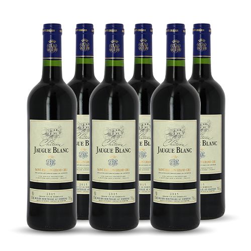Château Jaugue Blanc Saint-Emilion grand cru Rouge 2015 6x75cl