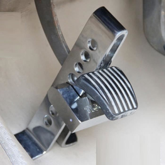 Antivol - Bloque Roue - Car Anti-theft Lock - Antivol pour pédale Auto - Acier inox - livré avec clés - Hauteur jusqu'à 22.5 cm