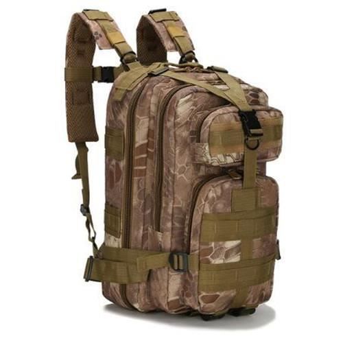 Sac à dos tactique militaire étanche en nylon 1000D, pour sports, camping, randonnée, pêche, chasse, capacité 30L