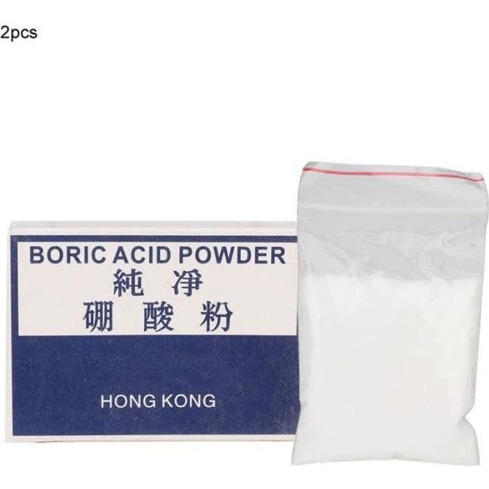 AIZ 2 Boîtes Poudre D'Acide Borique Outil De Nettoyage De Bijoux Soudage Accessoire De Traitement