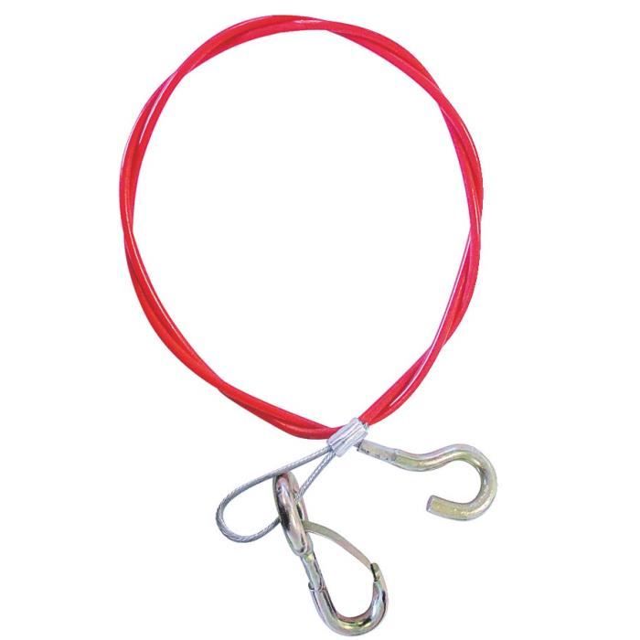Cable de sécurité mousquetons crochet - AUTOBEST