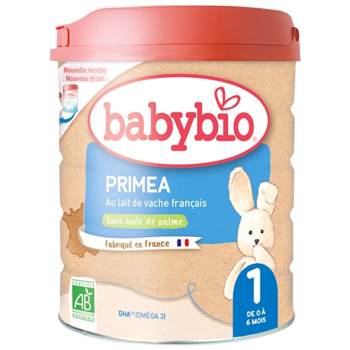 Lait poudre primea 1 - 0 à 6 mois 800gr - Babybio