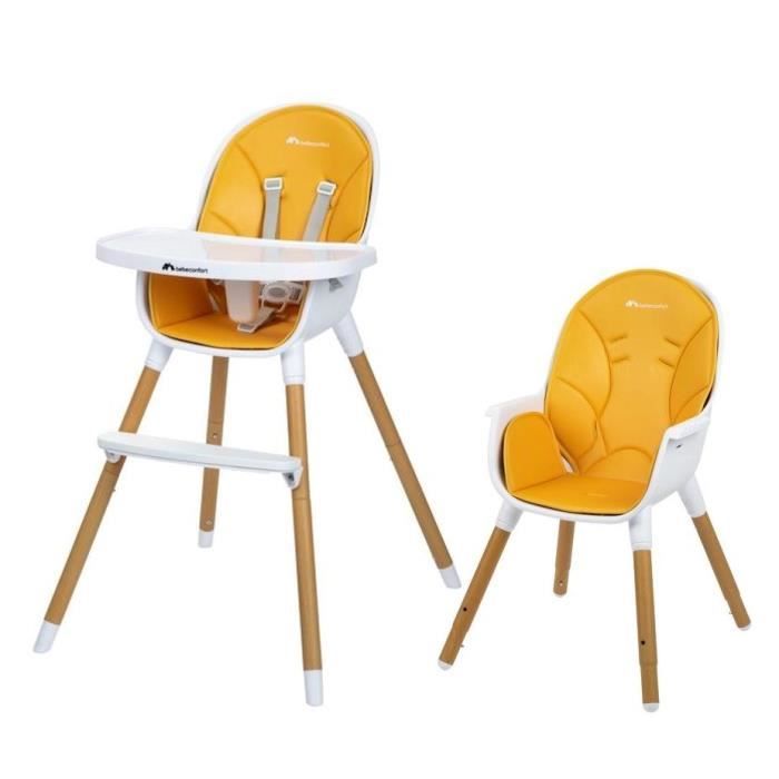 BEBECONFORT Avista Chaise haute bébé 2 en 1, design, évolutive en petite chaise, De 6 mois à 6 ans (30kg),Terrazzo