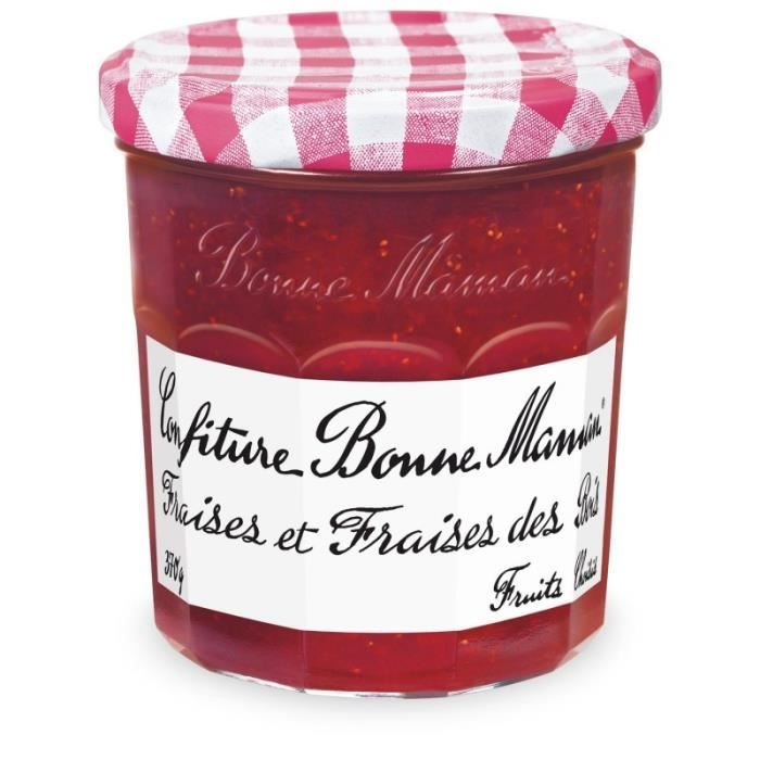 BONNE MAMAN - Confiture Fraises Et Fraises Des Bois 370G - Lot De 4