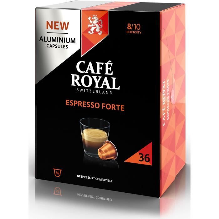 CAFE ROYAL Café Capsules en aluminium Espresso Forte