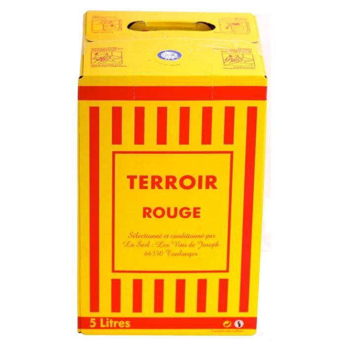 Terroir Catalan Rouge - IGP - AOC - 5 Litres