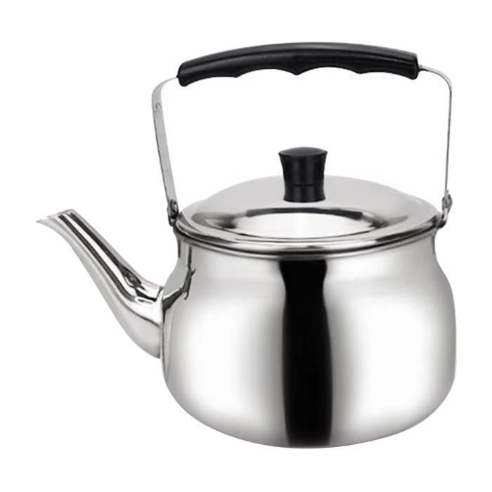 Acier inoxydable Théière pour TOUTES LES Surfaces de cuisson, Rapide Bouillante Chaleur Café Bouilloire Thé Pot, 1,5 L