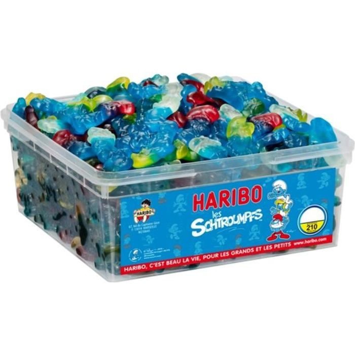HARIBO Bac 210 Schtroumpfs