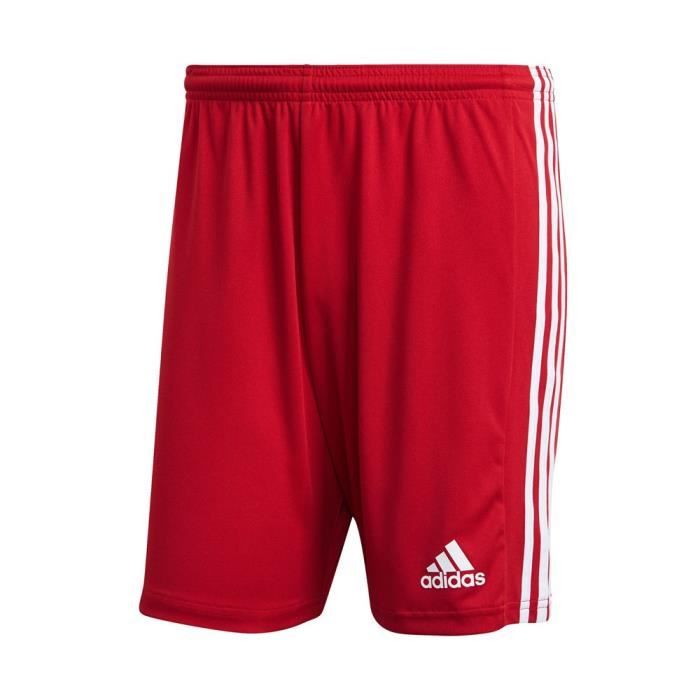 ADIDAS Short Squadra 21 Rouge - Homme/Adulte