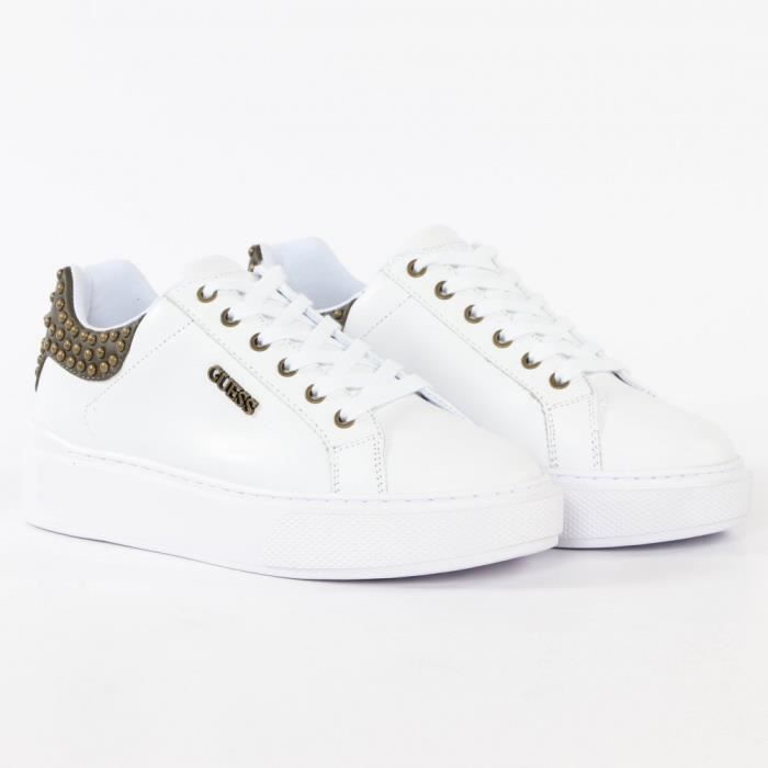 Basket Guess Hailia Blanc Femme