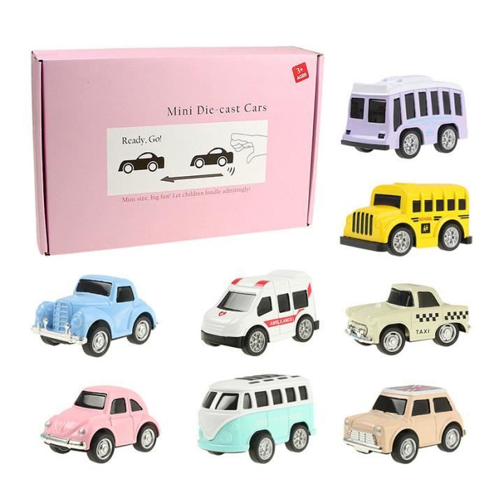 RMEGA mini alliage pour enfants retirer la voiture bébé jouet modèle de voiture jouet Q version ville jouet voiture