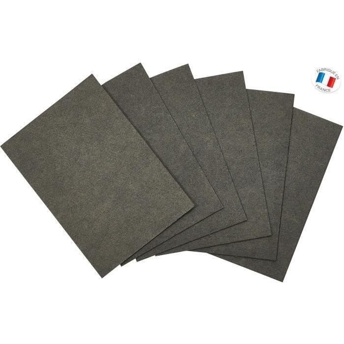 TEFAL Lot de 6 Filtres recharge pour cave à fromages anti-odeur 9182210 noir