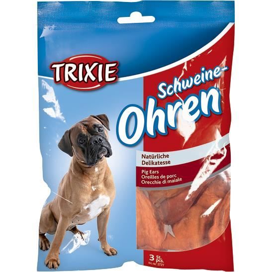 TRIXIE OREILLES DE COCHON SÉCHÉES LOT DE 3 2721