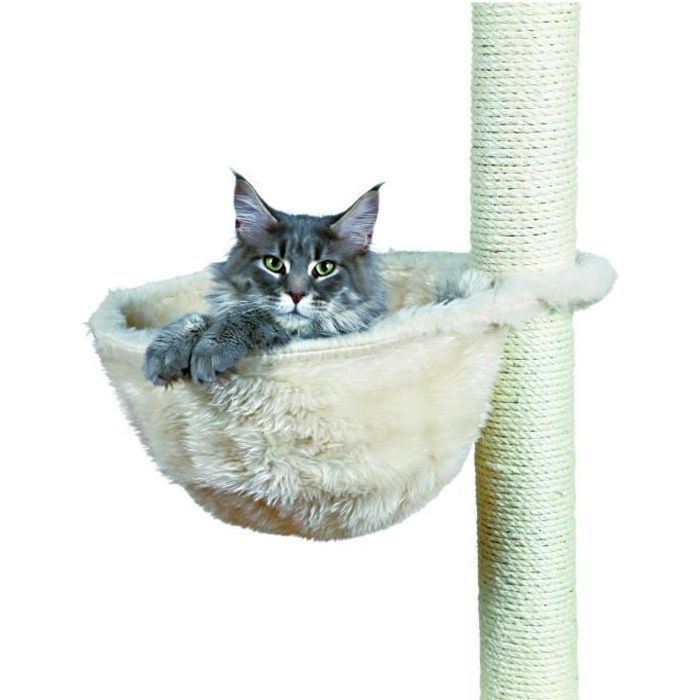 TRIXIE Sac confort pour arbre à chat ø 38 cm crème peluche