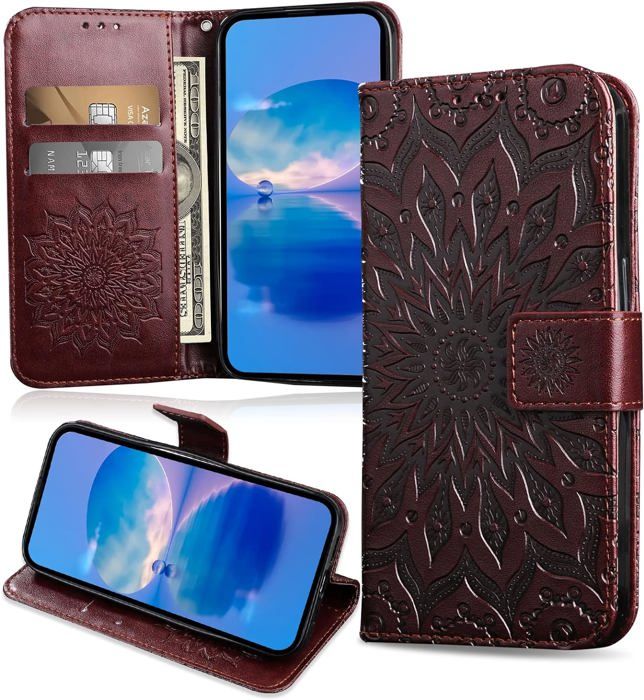 Étui Cuir Pour Sony Xperia L4 (2020) Avec Pince Ceinture - Noir - Neuf