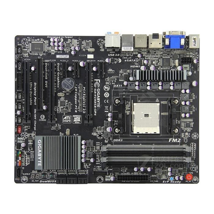 Carte mère GIGABYTE GA-F2A85X-UP4 AMD A85X Socket FM2 4xDDR3 SDRAM 64GB ATX - Gigabyte
