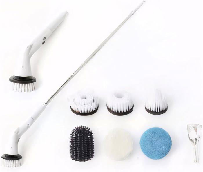 BALORIZ Kit Nettoyant Chaussures Mousse Blanche 200 Ml + Brosse + Serviette – Baskets, Cuir, Daim