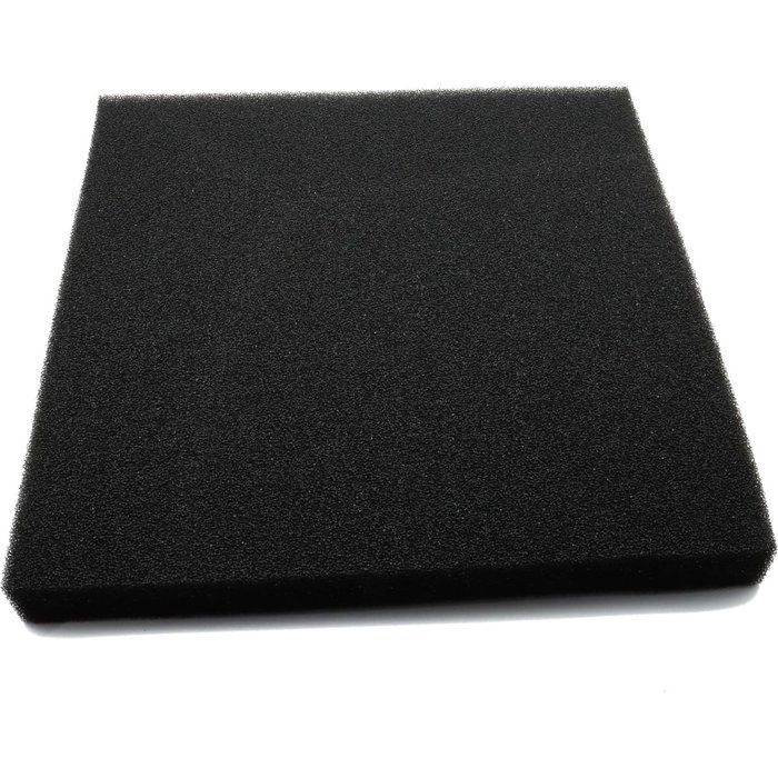 Coton biochimique - Coton filtrant - Filtre pour aquarium - Éponges - Trou central - Filtration pour aquarium - 50 x 50 x 5 cm -