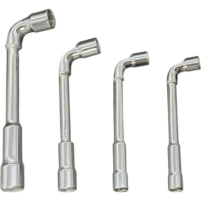 Clé à Pipe Débouchée Ribitech 24 Mm - Extrémités 12 Et 6 Pans, Chrome Vanadium - PRCLEPIP24/B - 2