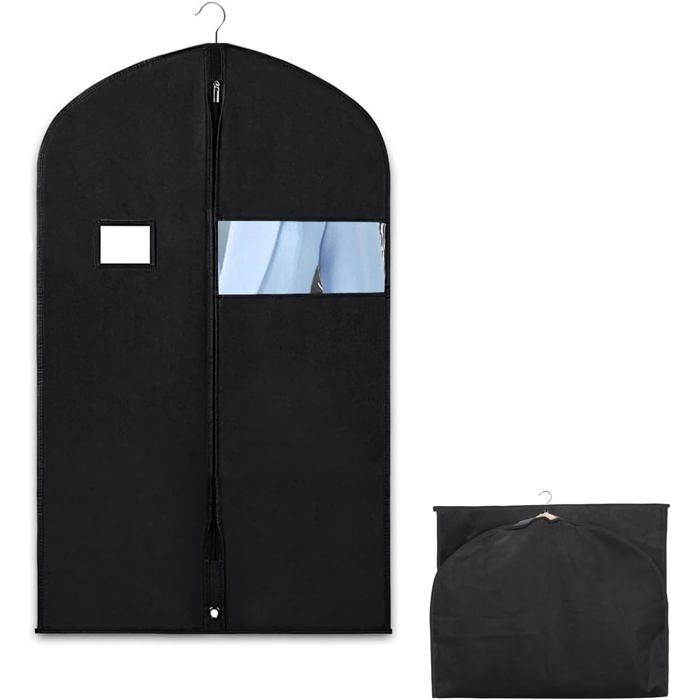 1PC Housse Vetements à Suspendre100 x 60 cm Housse Vetement Rangement Housse pour Vetement Sur CintreHousse de Protection