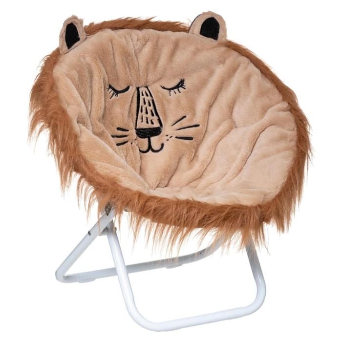 Fauteuil pliant Lion pour chambre denfant Atmosphera Kids