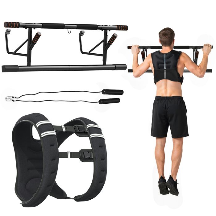 Crossgrips Porte Portable Barre De Traction Jayflex CrossGrips - Pour Cadre De Porte, 113 Kg Max