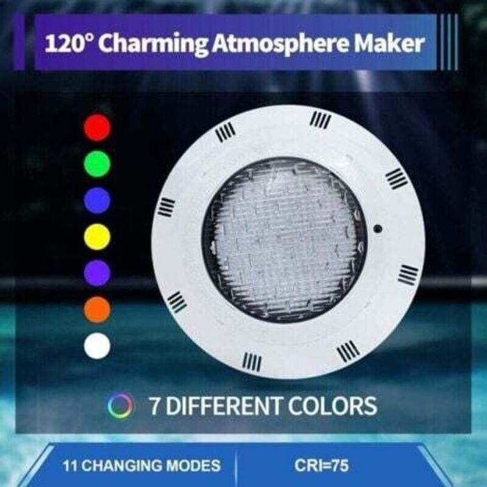 Piscine sous-marine spot 45W 450LED RGB encastré piscine lumière éclairage
