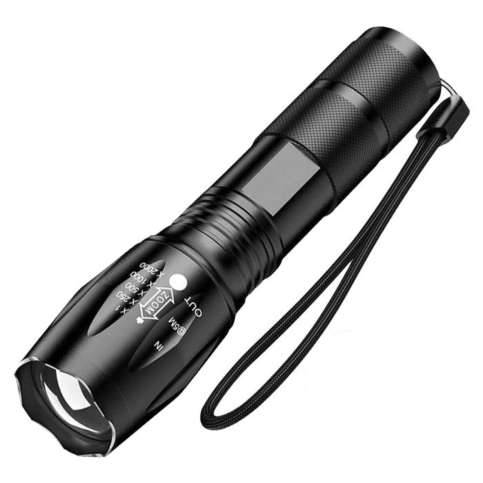 Lampe de poche puissante haute - Roame - luminosité extérieure étanche et résistante aux chutes durable portable et multifonctionn