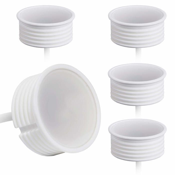 Lot de 5 modules LED plats de seulement 22 mm pour spots encastrables au plafond - 220V 5 W Blanc Naturel 4000K Dimmable- Remplace