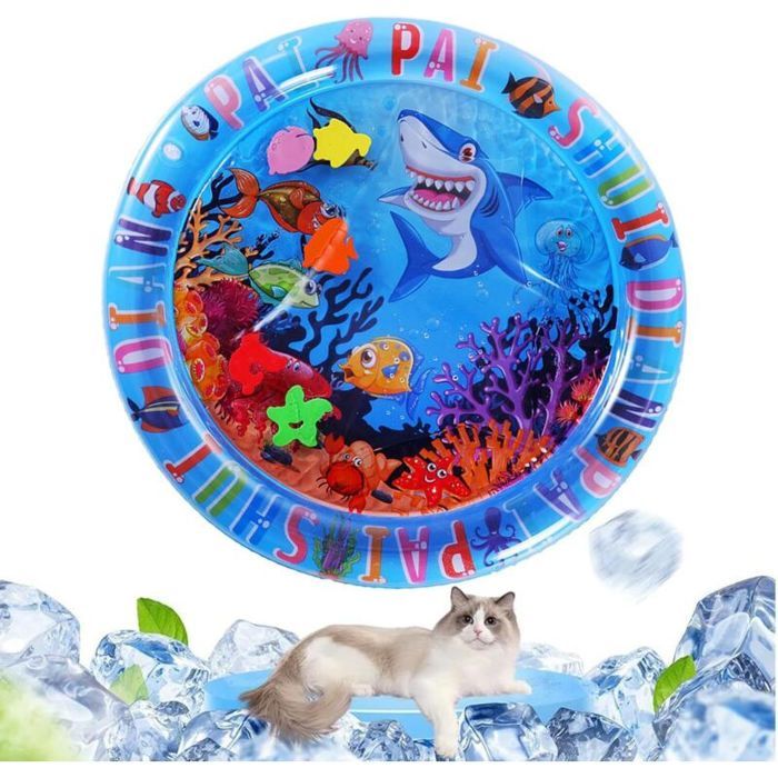 Coussin à eau pour chat - Tapis rafraîchissant pour chien - Jouet