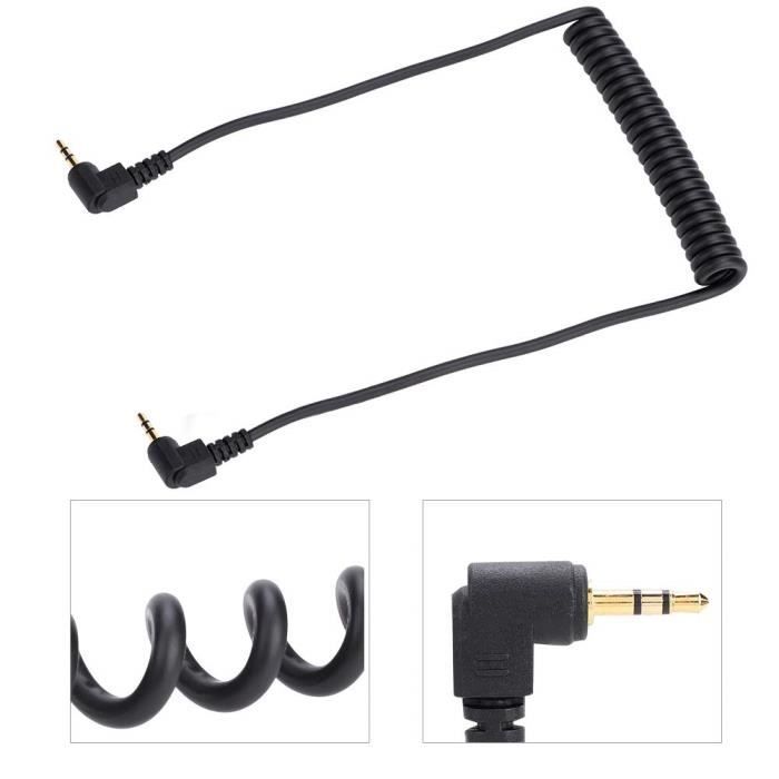 Câble Déclenchement Distant Neewer 2.5mm Vers C1 - Compatible Canon, Pentax - Pour Timelapse Et Vidéo